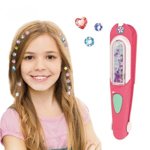 Shiny hair jewelry
